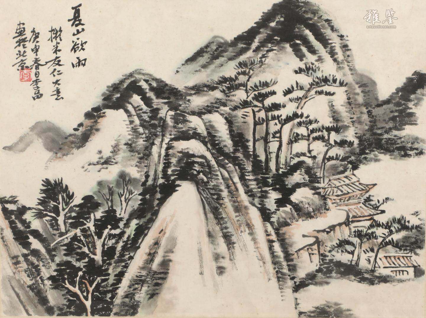李品 山水圖